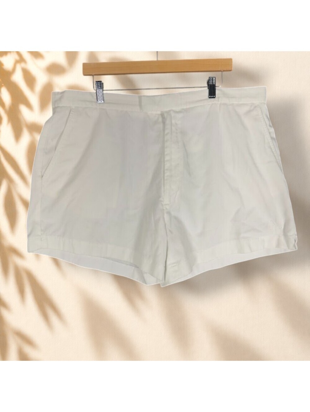 Head Shorts Men 42 White Chino Mid Rise Pockets Cotton Stretch Regular Fit